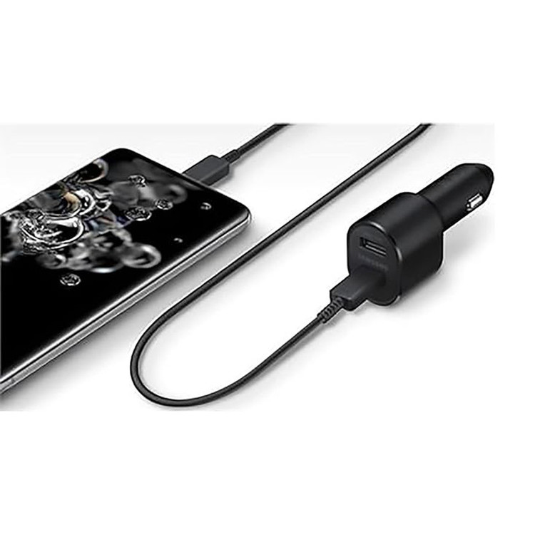شارژر فندکی سامسونگ مدل به همراه کابل USB-C