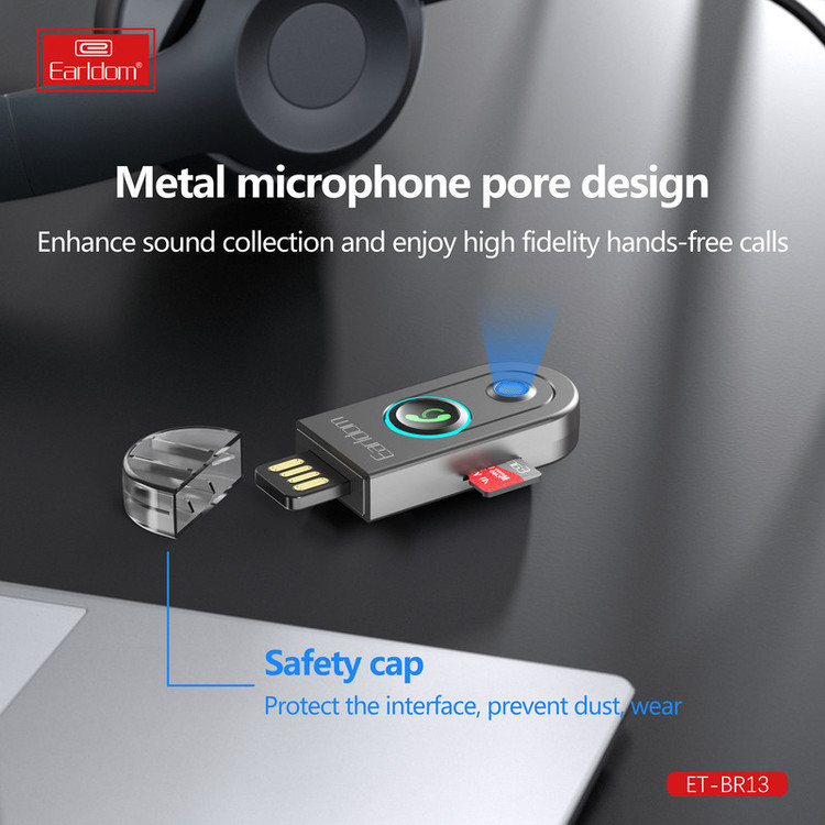 دانگل بلوتوث USB ارلدام مدل BR13